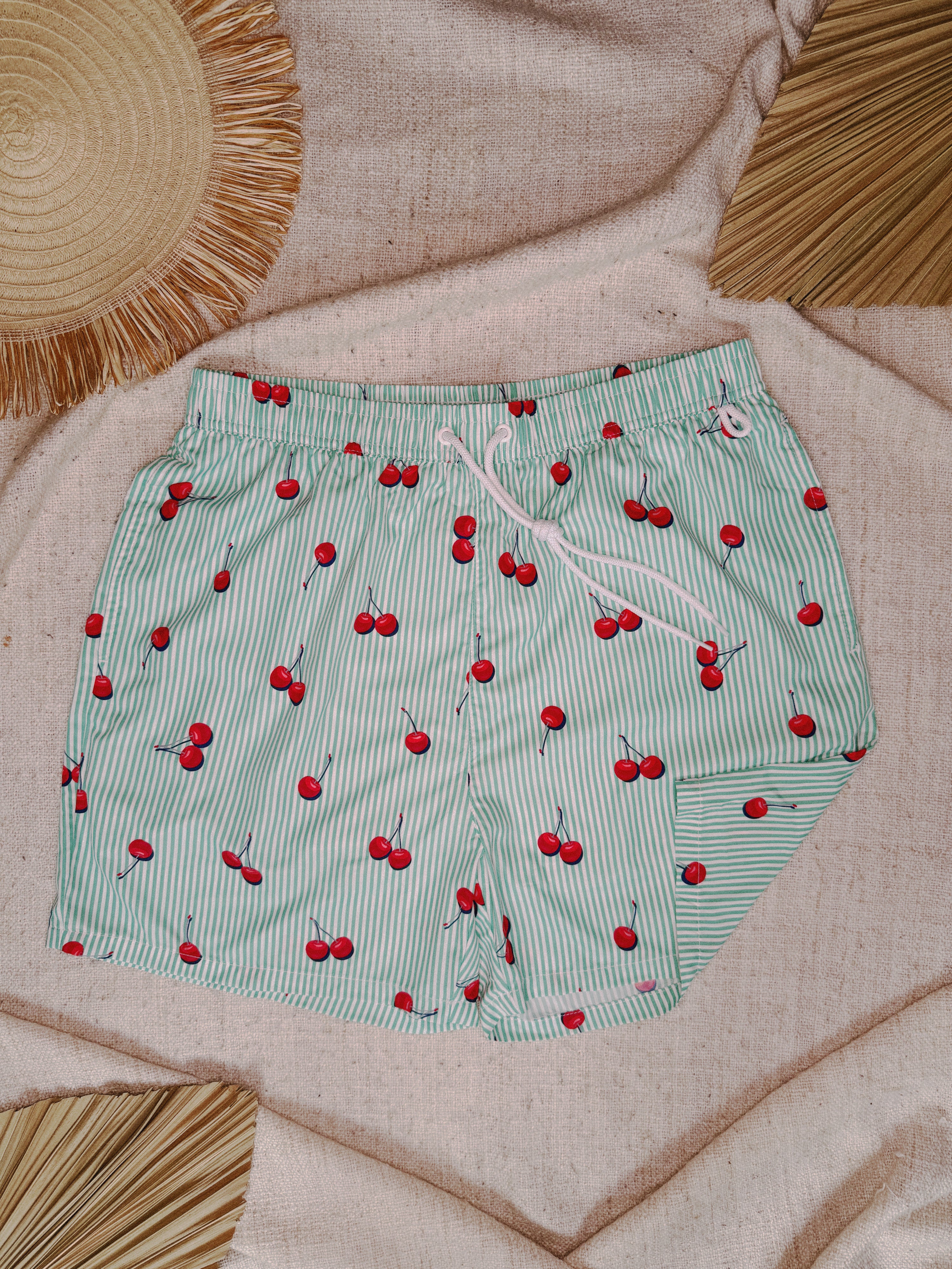 Pánske plavky Cherry